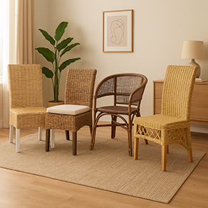 Rattanstühle