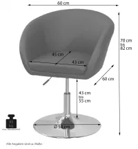 Drehsessel höhenverstellbar 