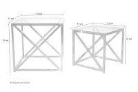 2er-Set Glastische Würfel 