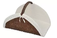 Korb aus Wasserhyazinthe, braun