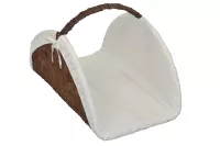 Korb aus Wasserhyazinthe, braun