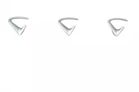 Design-Garderobenhaken 3er-Set 