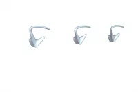 Design-Garderobenhaken 3er-Set 