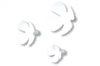 Design-Garderobenhaken 3er-Set 