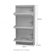 Metallschuhschrank 