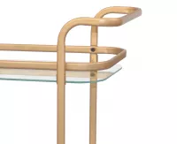 Servierwagen Kata matt goldfarben