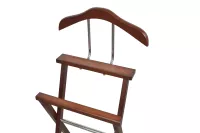 Kleiderbutler/ Herrendiener zusammenklappbar aus MDF, nussbaumfarben