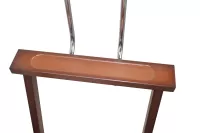 Kleiderbutler/ Herrendiener zusammenklappbar aus MDF, nussbaumfarben