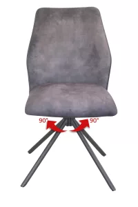 Moderner, drehbarer Polsterstuhl 