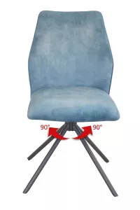 Moderner, drehbarer Polsterstuhl 