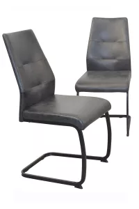 4er-Set Vintage-Schwingstühle 