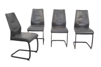 4er-Set Vintage-Schwingstühle 