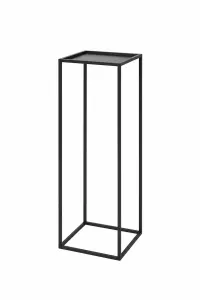 Blumenständer aus Metall in Schwarz – Modernes Industrial Design – 3 Größen verfügbar