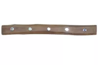 Massivholz Hakenleiste, Garderobenleiste, gewachst, 65 cm breit