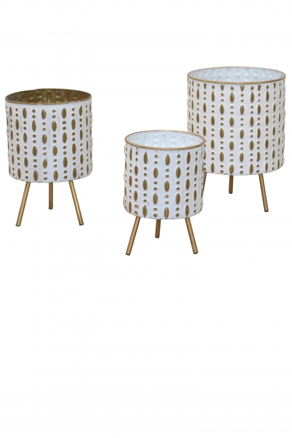 3tlg. Blumentopf-Set 