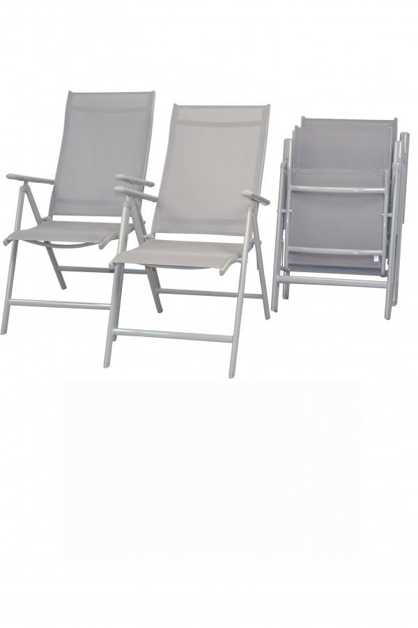 4er-Set Gartenstühle / Campingstühle
